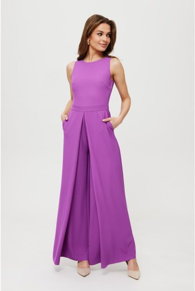 Capri Cape Wide Leg Jumpsuit- Various Colours