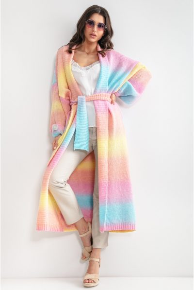 Foya Pastel Rainbow Cardigan - Various Colours