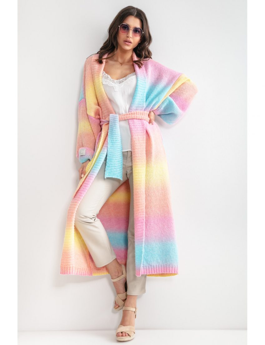 Foya Pastel Rainbow Cardigan - Various Colours