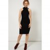High Neck Knit Dress - Image 2