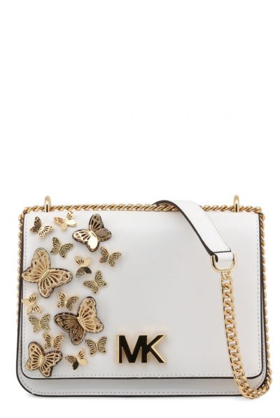 Michael Kors Optic White Butterfly Bag