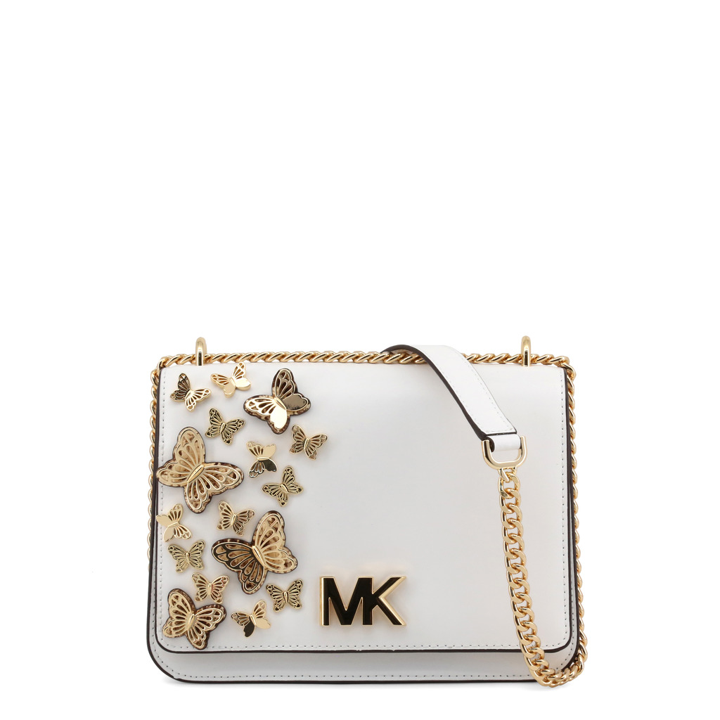Michael Kors Optic White Butterfly Bag
