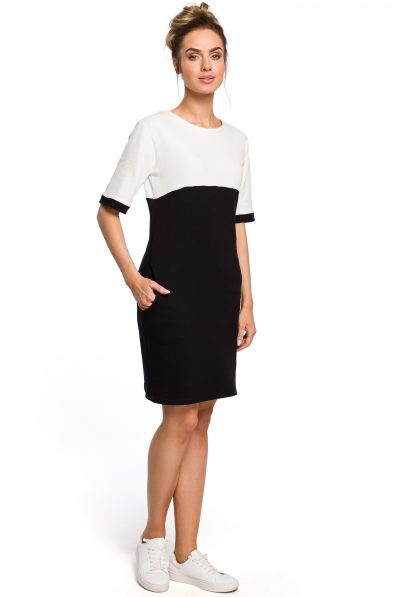 Monochrome Cotton Dress - Various Colours