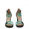 Laura Biagiotti Green & Black Sandals - Image 2