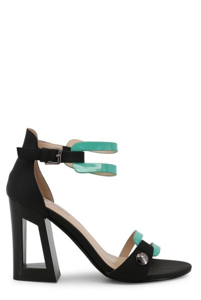 Laura Biagiotti Green & Black Sandals