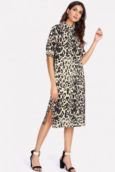 Leopard Print Dress