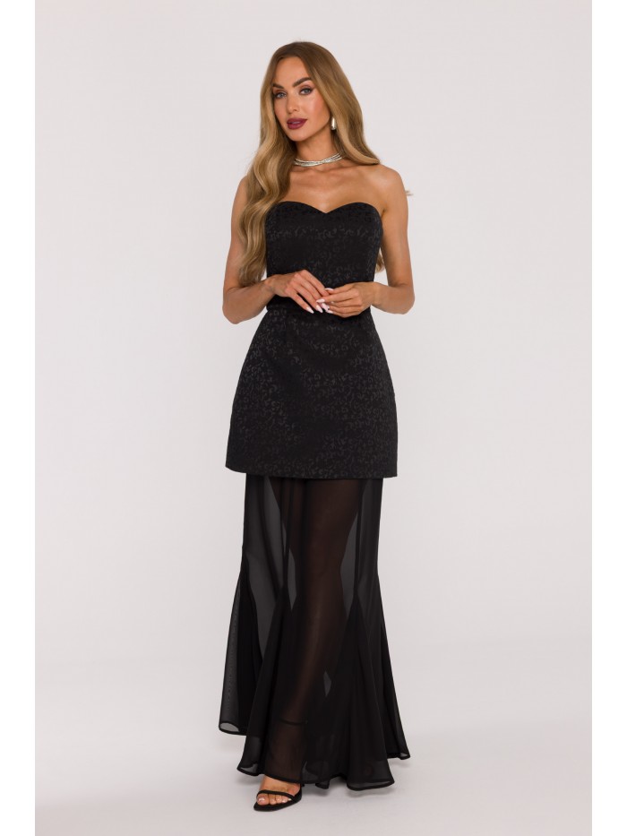 m893-layered-corset-style-dress-with-chiffon-skirt-black (1)