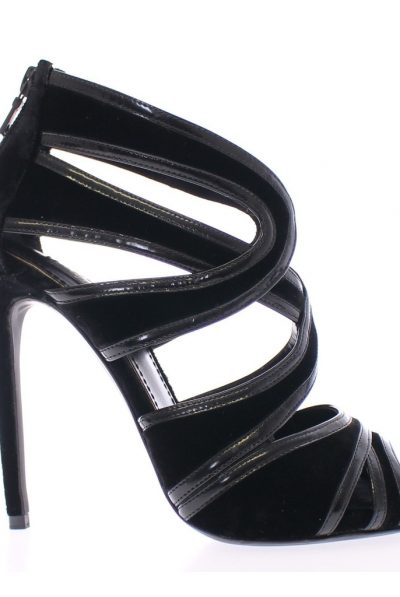 Dolce & Gabbana Black Silk Leather Mary Poppins Pumps Shoes