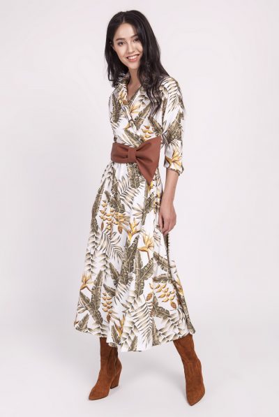 Leafy Maxi Dress