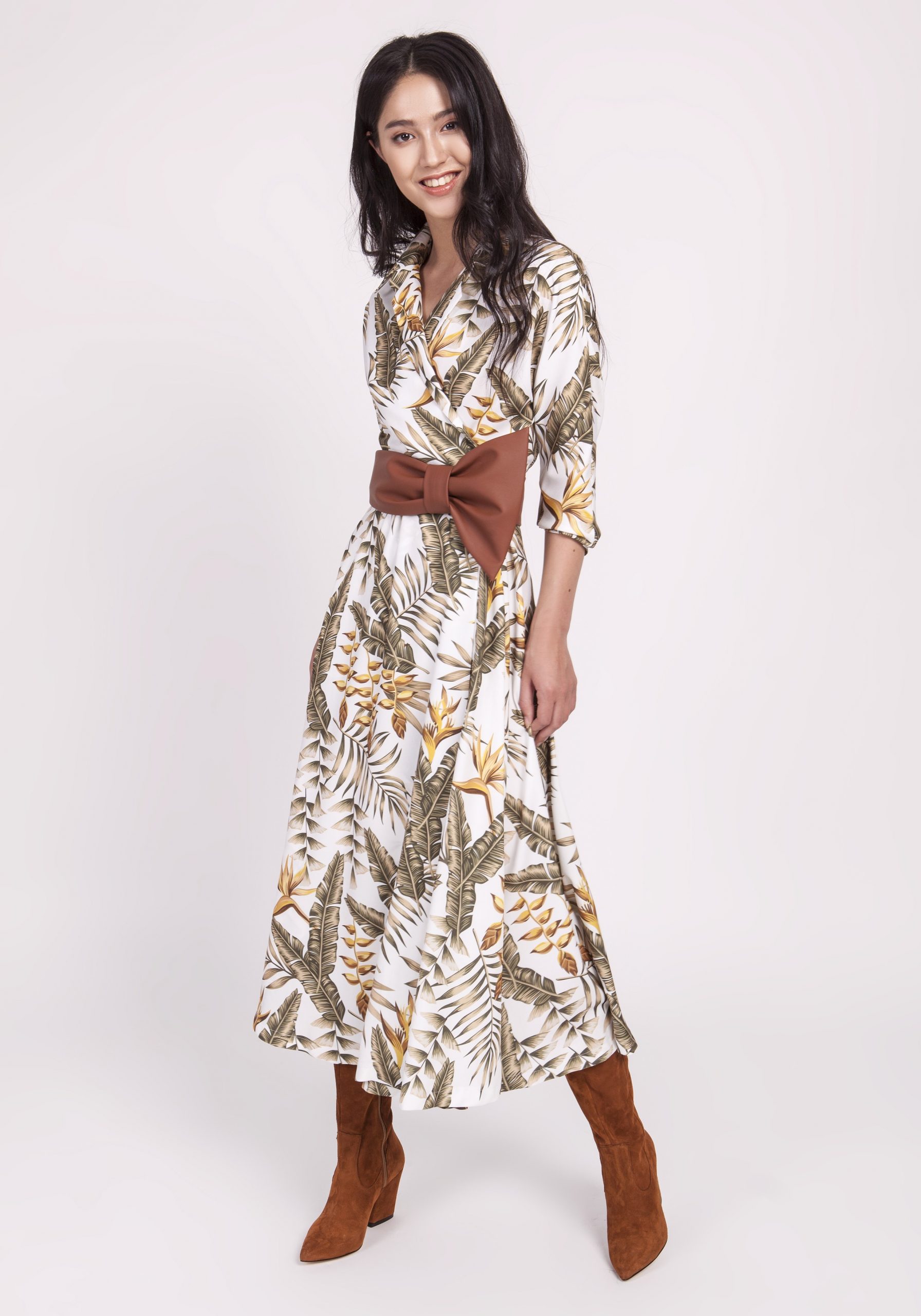 Leafy Maxi Dress