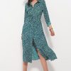 Floral Midi Button Down Dress - Image 2