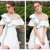 Empress Monochrome Frills Dress - Image 2