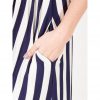 Avery Striped Dress - Available in Red, Navy & Beige - Image 3