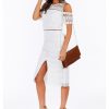 All White Lace Dress - Image 2