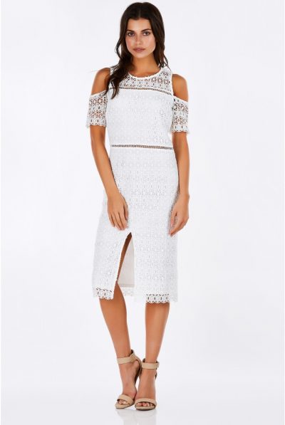 All White Lace Dress