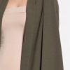 Olive Green Cape Blazer - Image 2