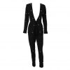 Two-piece Pearl Black Suit - Image 2