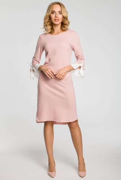 Pastel Pink Midi Dress