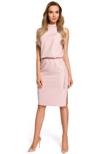 Loulie High Neck Powder Dress- Various Colours