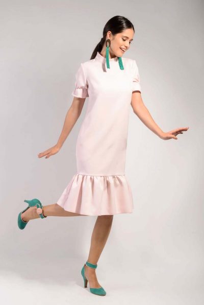 Pink Molly Fishtail Dress