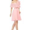 Lemonade Flare Off Shoulder Dress- Various Colours - Image 2
