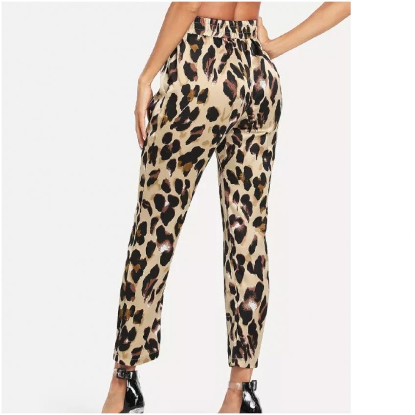 leopard trousers