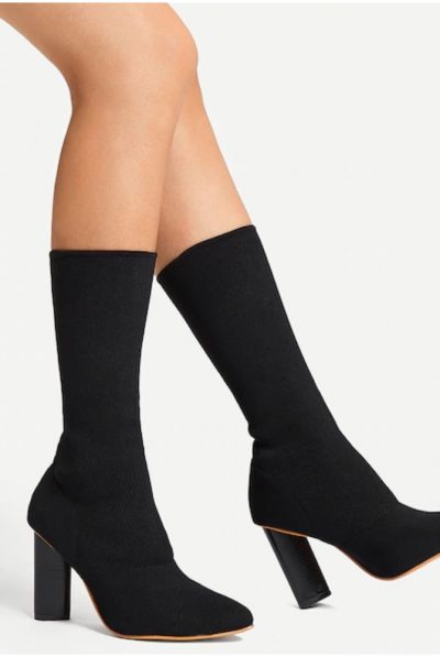 Black Sock Boots
