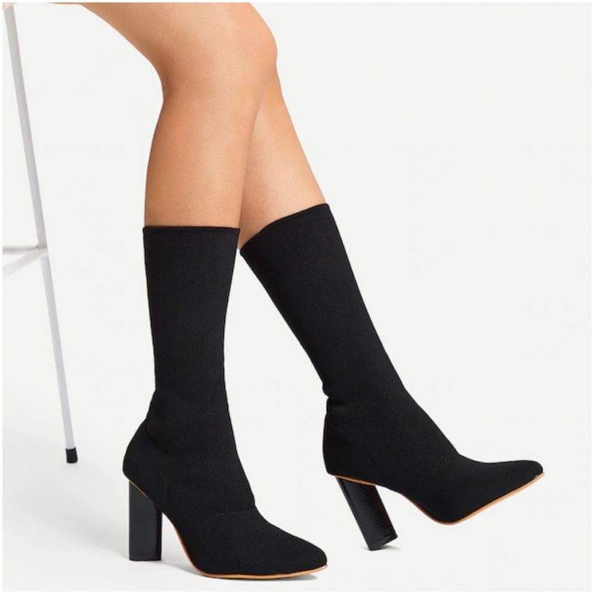 Black Sock Boots