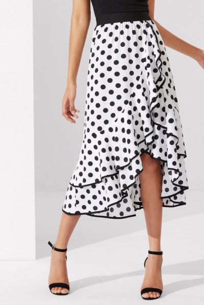 Polka Dot Ruffles Skirt
