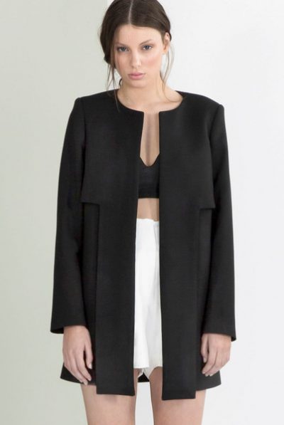 Cameo Recovery Coat in Black