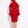 Rosen Red Ruffle Dress - Image 2