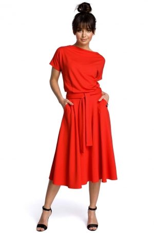 Red Somerset A-line dress - other colours available