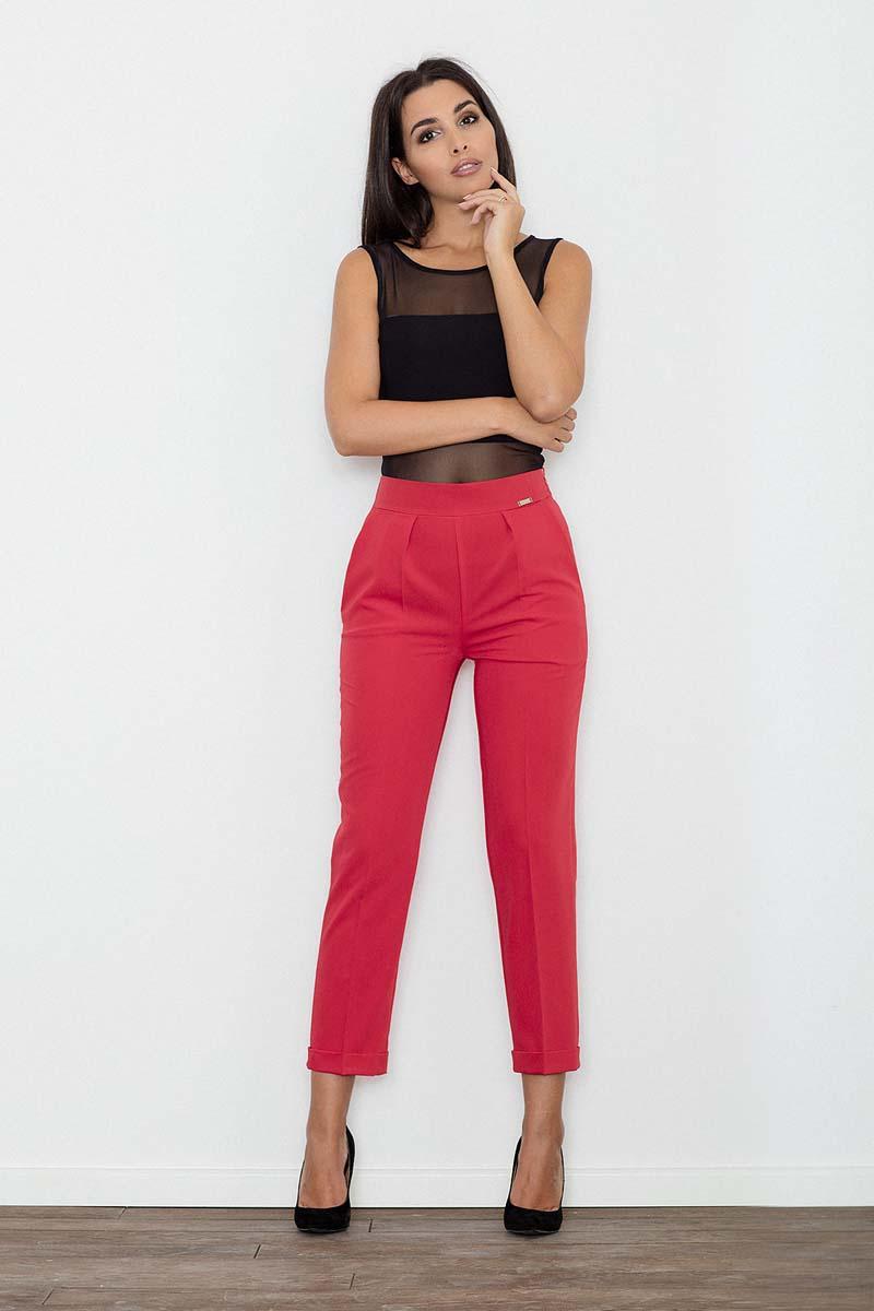 Red cigarette trousers deals