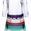 White Wing Collar Vintage Style Dress - Image 3
