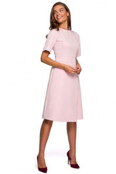 Style Pink Flare A-line Dress