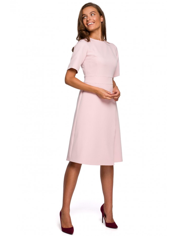 Style Pink Flare A-line Dress