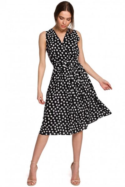 Own Style A-line Polka Dress - Various Colours