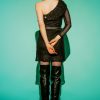 All Star One Sleeved Sequin Dress - Image 2