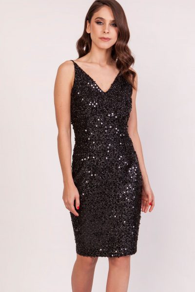 Sequin Pencil Dress