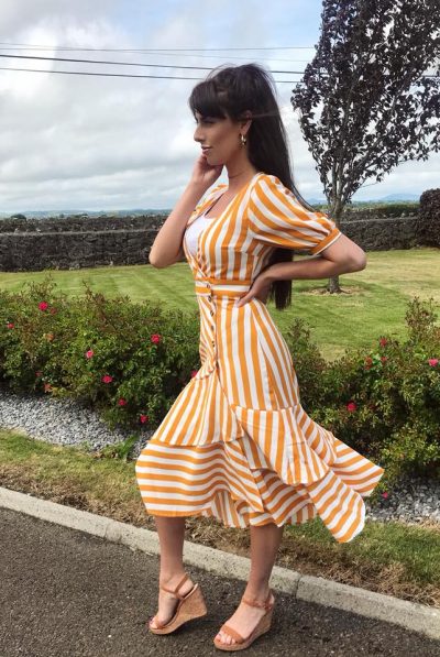 striped dress sarah