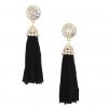 Kristin Perry Suede Tassel Earrings - Image 2