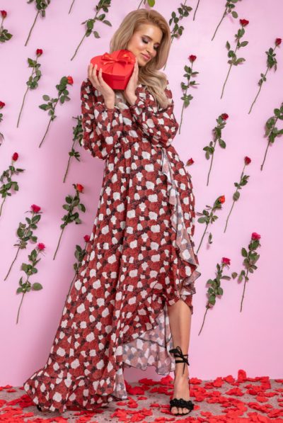 Floral Autumnal Maxi Dress