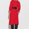 Red A-line Dress - Image 2