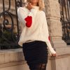 Heart Sleeve Jumper -Various Colours - Image 2