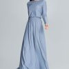 Long Flowing Maxi Dress-Various Colours - Image 2