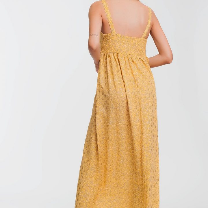 Yellow Gold Maxi Dress