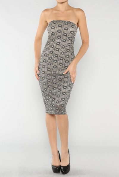 Laced Midi Dress