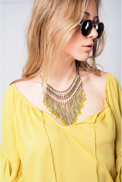 Waterfall Bead Necklace