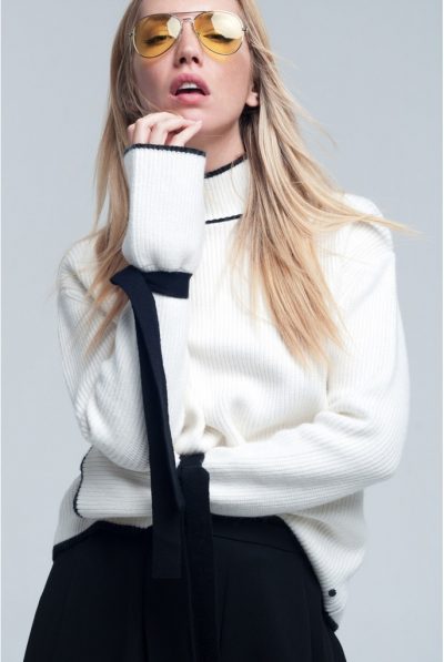 Snow White Bow Jumper