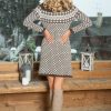 Foya Pattern Knit Dress - Various Colours - Image 2